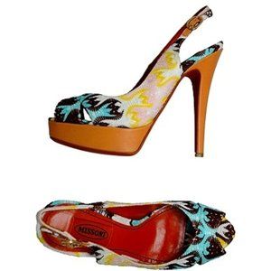 NIB $459 MIssoni slingbacks IT 40 US 9